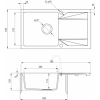 Deante Evora ZQJ 2113 (графитовый) Image #2