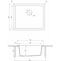 Deante Corda Flush ZQA G10F (графитовый металлик) Image #2