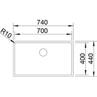 Blanco Claron 700-IF Durinox 523391 Image #2