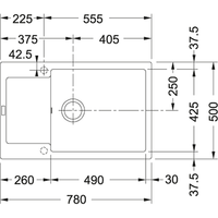 Franke Maris MRG 611 D (графит)
