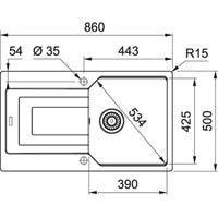 Franke Urban UBG 611-86 (бежевый) Image #2