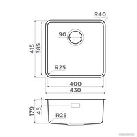 Omoikiri Omi 43-U/I-GB Ultra (графит) Image #2