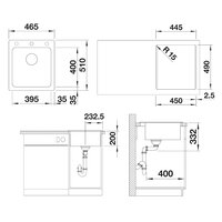 Blanco Naya 45 Silgranit вулканический серый (527309) Image #2