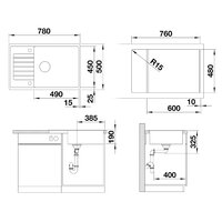 Blanco Zia XL 6 S Compact Silgranit антрацит (523273) Image #2