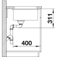 Blanco Subline 500-U (глянцевый белый) Image #4