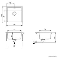 Aquasanita Tesa SQT100W (beige 110) Image #2