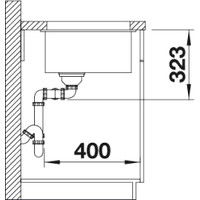 Blanco Subline 350/350-U (антрацит) Image #2