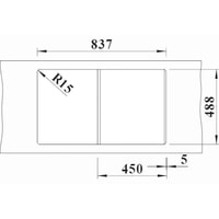 Blanco Zenar 45 S 524153 (правая, жасмин) Image #3