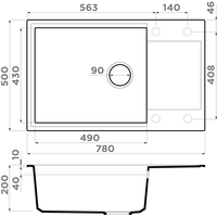 Omoikiri Sakaime 78-LB EV (эверест) Image #2