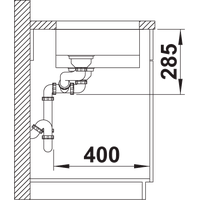 Blanco Solis 340/180-U 526128 (правая, полированная) Image #4