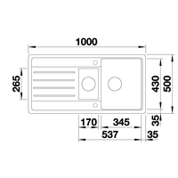 Blanco Legra 6 S 522208 (алюметаллик) Image #4