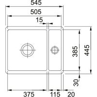 Franke Kubus KBK 160-38-12 126.0442.602 (матовый антрацит) Image #2