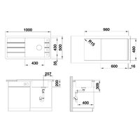 Blanco Faron XL 6 S Silgranit тёмная скала клапан автомат (524784) Image #2