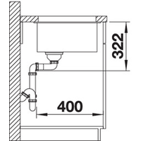 Blanco Subline 700-U Level (темная скала, корзинчатый вентиль) Image #3