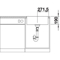 Blanco Subline 500-IF SteelFrame (антрацит) Image #4