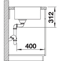 Blanco Subline 500-IF SteelFrame (антрацит) Image #3