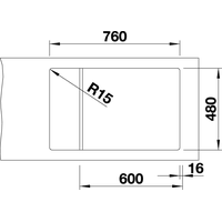 Blanco Elon XL 6 S (темная скала) 524835 Image #3