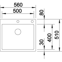 Blanco Claron 500-IF/A Durinox 523393 Image #3
