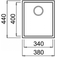 Elleci Quadra 100 Undermount White K96 Image #2