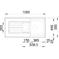 Blanco Zia 6 S 526021 (темная скала) Image #2