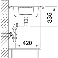 Blanco Zia 6 S 526021 (темная скала) Image #3