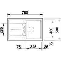 Blanco METRA 45 S (кофе) [515038] Image #2