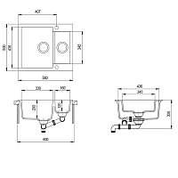 Aquasanita SQT150AW (графит) Image #5