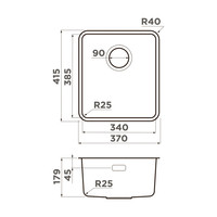 Omoikiri Omi 37-U/I-LG Ultra (светлое золото) Image #2