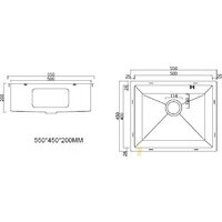 ARFEKA ECO AR 550*450 + cмеситель SIRIO BLACK PVD Image #5