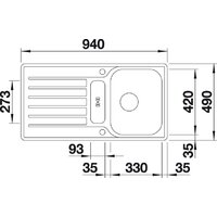 Blanco Lantos 5 S-IF 517281 (нержавеющая сталь) Image #3