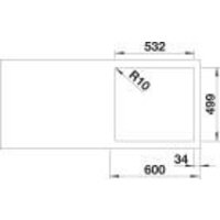 Blanco Subline 500-IF/A SteelFrame 526000 (антрацит) Image #4