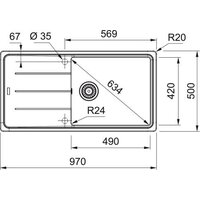 Franke Basis BFG 611-97 114.0716.318 (серый сланец) Image #3