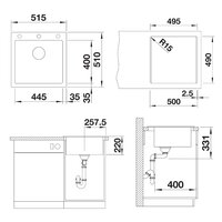 Blanco Pleon 5 Silgranit чёрный клапан автомат (525952) Image #2