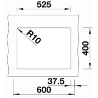 Blanco Subline 340/160-U 525985 (правая, черный) Image #3