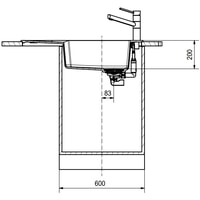 Franke FX FXG 611-86 (оникс) Image #4