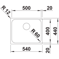 Blanco Supra 500-IF R12 526351 (полированная) Image #3