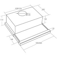 Akpo Light Eco Glass Twin 60 WK-7 Т-300 (белый) Image #3