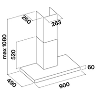 Falmec Plane 800/1280 м3/ч (черный) Image #2