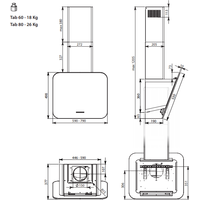 Falmec Tab Design 60 800 м3/ч (черный) Image #4