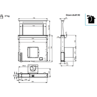 Falmec Down Draft Design+ 90 (нержавеющая сталь) Image #3