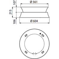 Falmec Dama Circle-Tech Island 60 600 м3/ч (нержавеющая сталь) Image #2