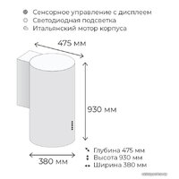 MAUNFELD Lee Wall sensor 39 (нержавеющая сталь) Image #18