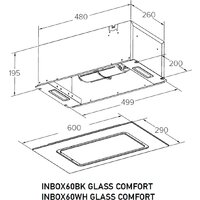 Meferi INBOX60WH Glass Comfort Image #14