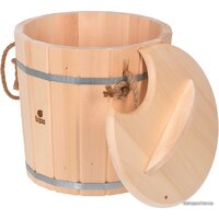 Банные штучки 15 л, с крышкой, липа 03592 Image #1