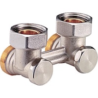 Giacomini Узел нижнего подключения угловой для двухтрубных систем R388X012 Image #1