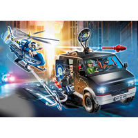 Playmobil PM70575 Погоня на вертолете с беглым фургоном Image #6
