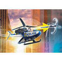 Playmobil PM70575 Погоня на вертолете с беглым фургоном Image #3