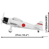 Cobi World War II 5729 Mitsubishi A6M2 Zero-Sen Image #2