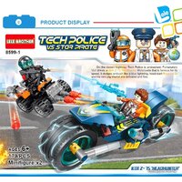 Lele Brother 8599-1 Tech police vs Star pirate