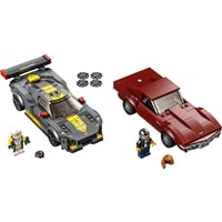 LEGO Speed Champions 76903 Chevrolet Corvette C8.R and 1968 Chevrolet Image #3